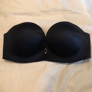 Black Strapless Push-up Bra Size 34C